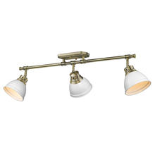  3602-3SF AB-WHT - Duncan Semi-Flush - Track Light